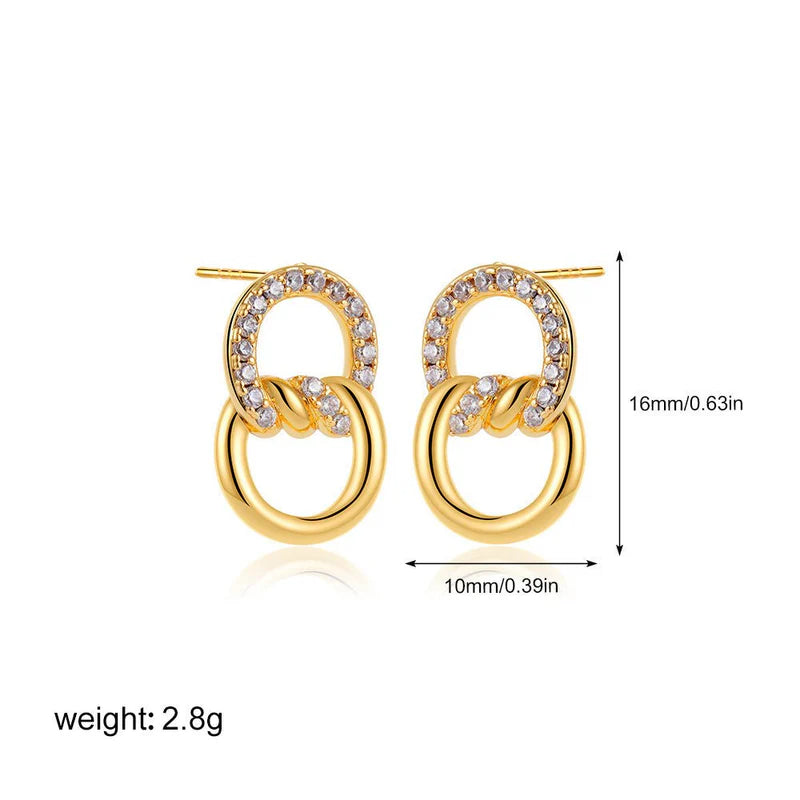 Gold Hitch Earrings