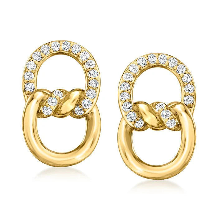Gold Hitch Earrings