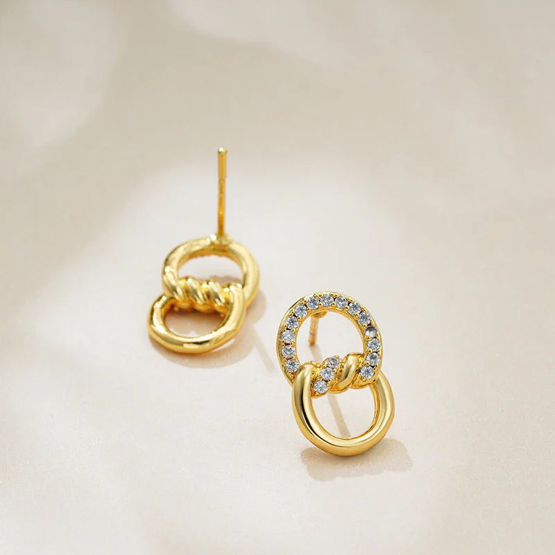 Gold Hitch Earrings
