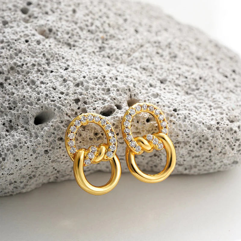 Gold Hitch Earrings