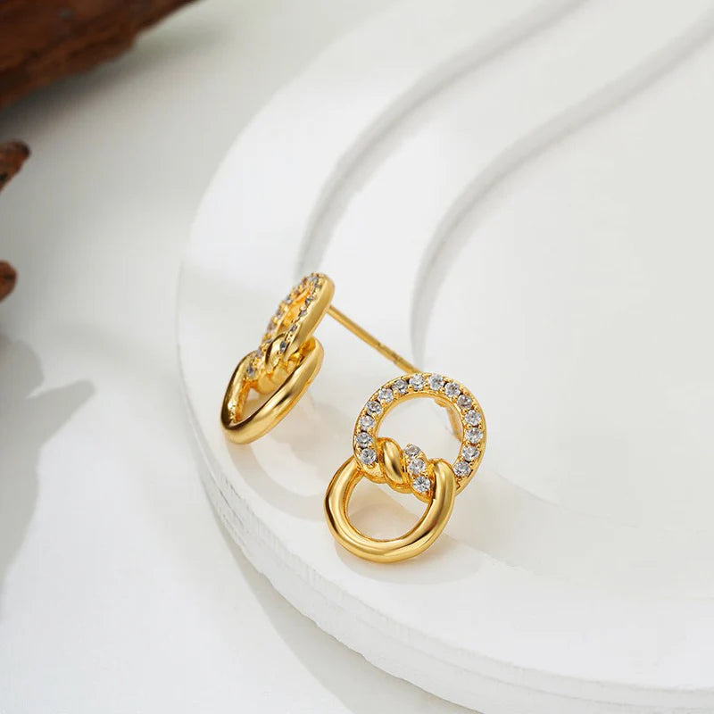 Gold Hitch Earrings
