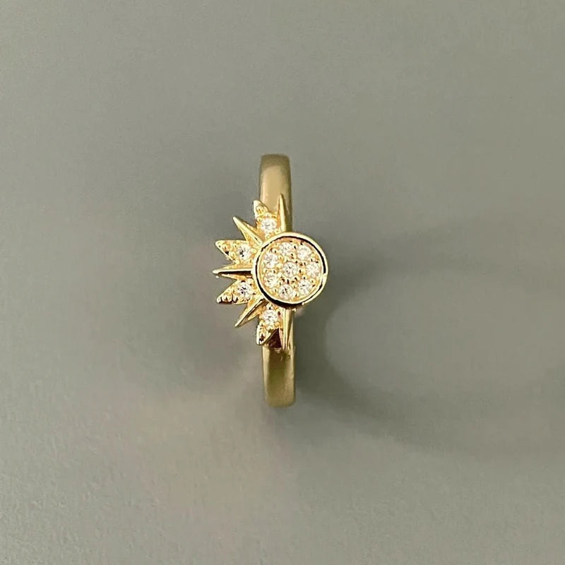 Celestial Sun & Moon Ring Set
