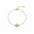 princess flower Charm Bracelet
