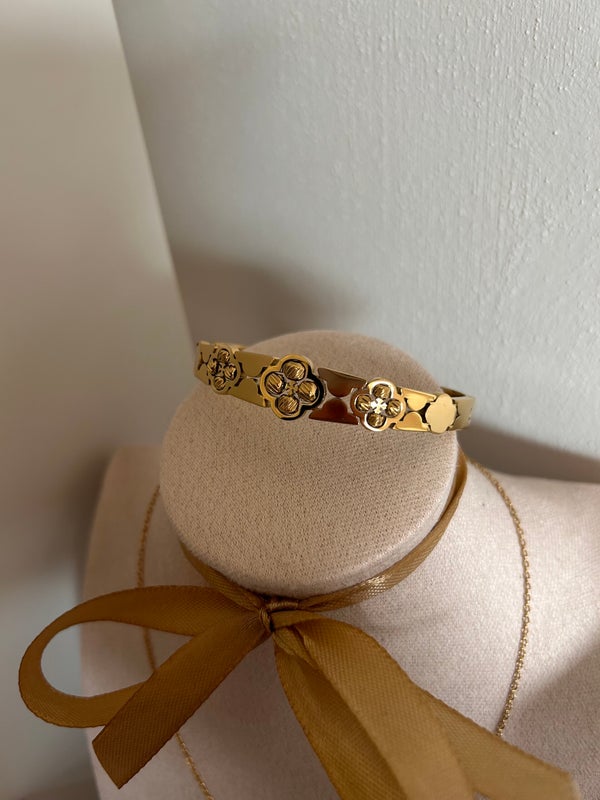 Ice Emerald Cut Bangle