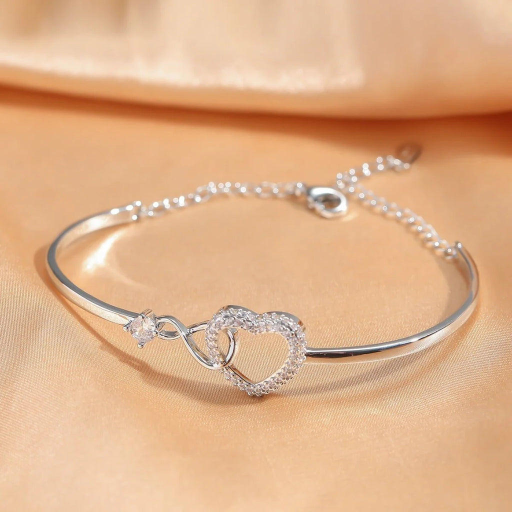 Hollowed Heart Shape Bracelet