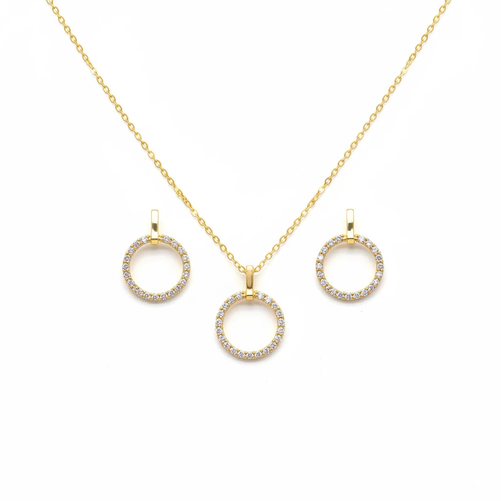 Crystal Halo Circle Set