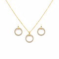 Crystal Halo Circle Set