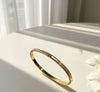 Elegant Slim Crystal-Line Bangle