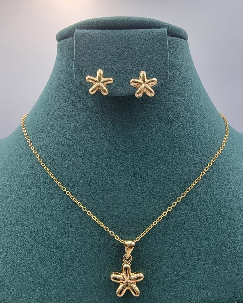 Floral Star Pendant Set