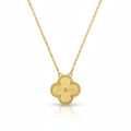 Gold Clover Charm Necklace