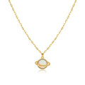 Planet Opal Pendant Necklace