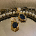 Midnight Blue French Pearl Drops
