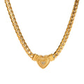 Radiant Heart Link Necklace