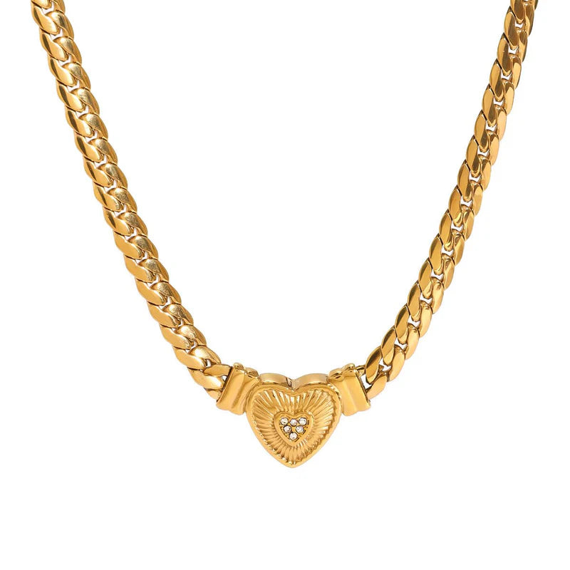 Radiant Heart Link Necklace