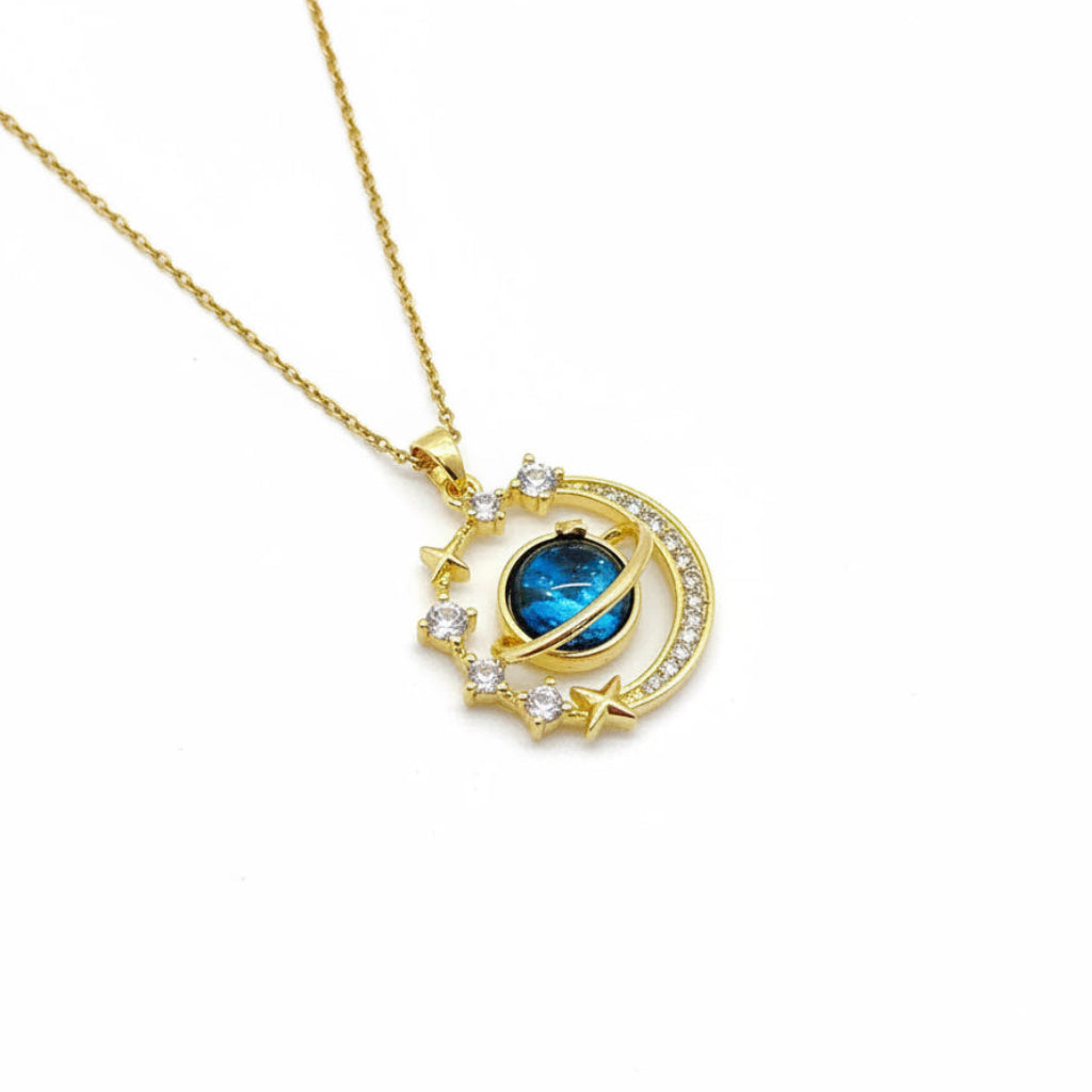Celestial Orbit Pendant Necklace