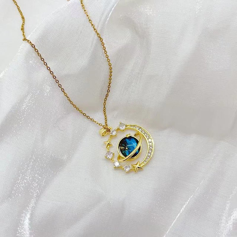 Celestial Orbit Pendant Necklace