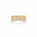 Micro-Pave Zircon Crown Ring
