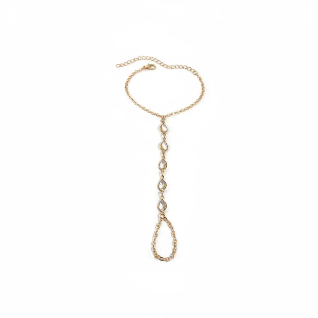 The Summer Glimmer Hand Chain Bracelet
