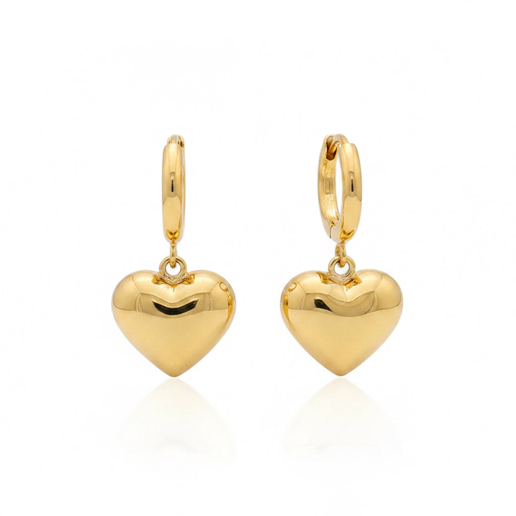 Heart-Charm Hoops Earnings
