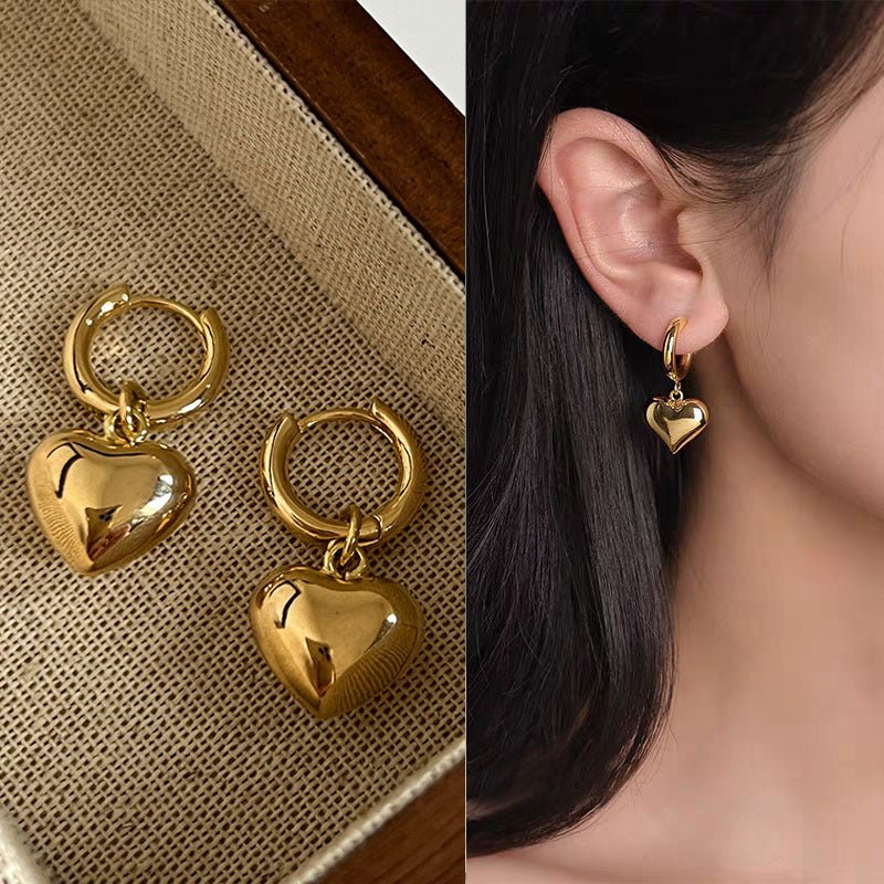 Heart-Charm Hoops Earnings