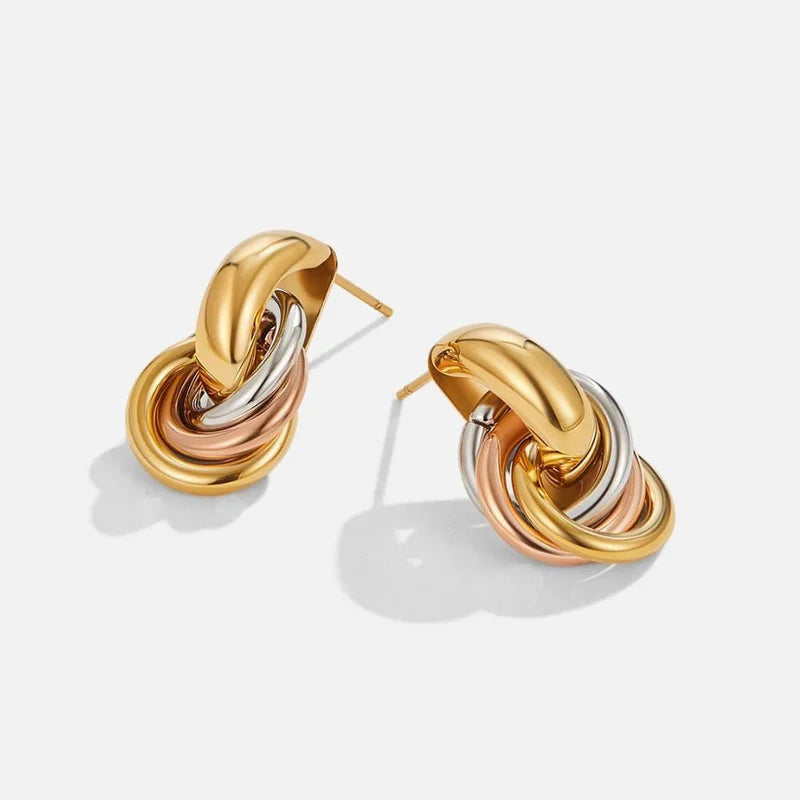 Layered Infinity Knot Earrings