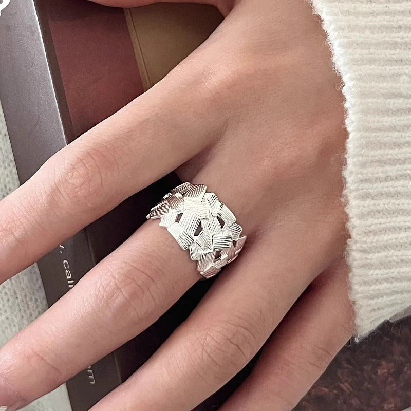Fragment Mosaic Statement Ring
