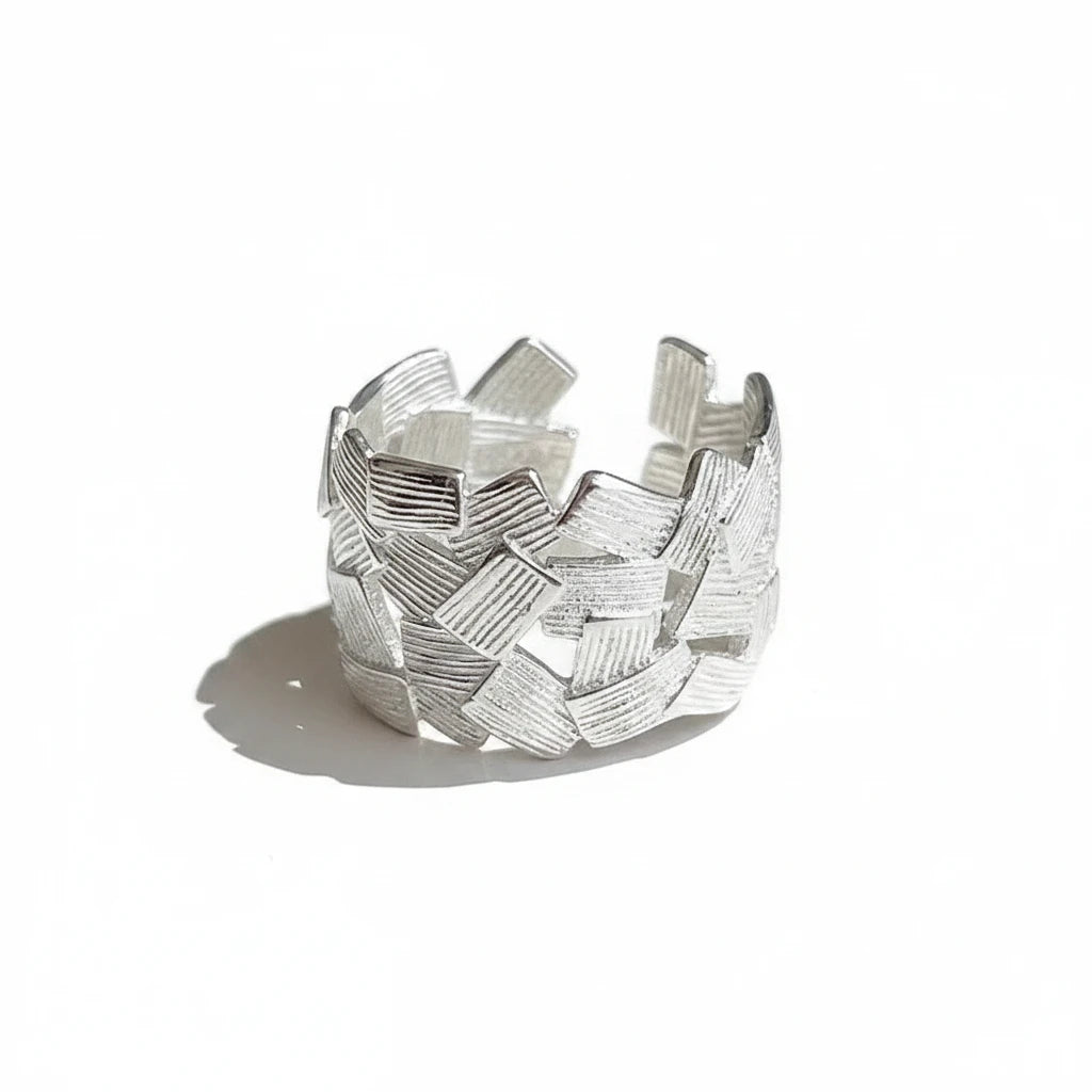 Fragment Mosaic Statement Ring