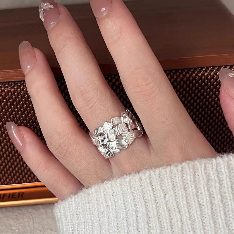 Fragment Mosaic Statement Ring