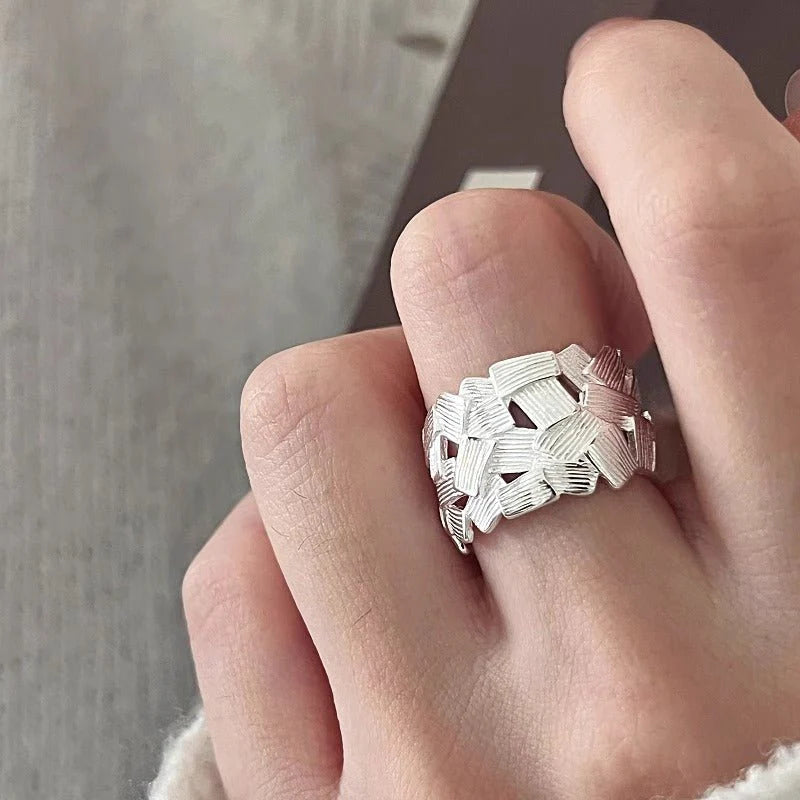 Fragment Mosaic Statement Ring