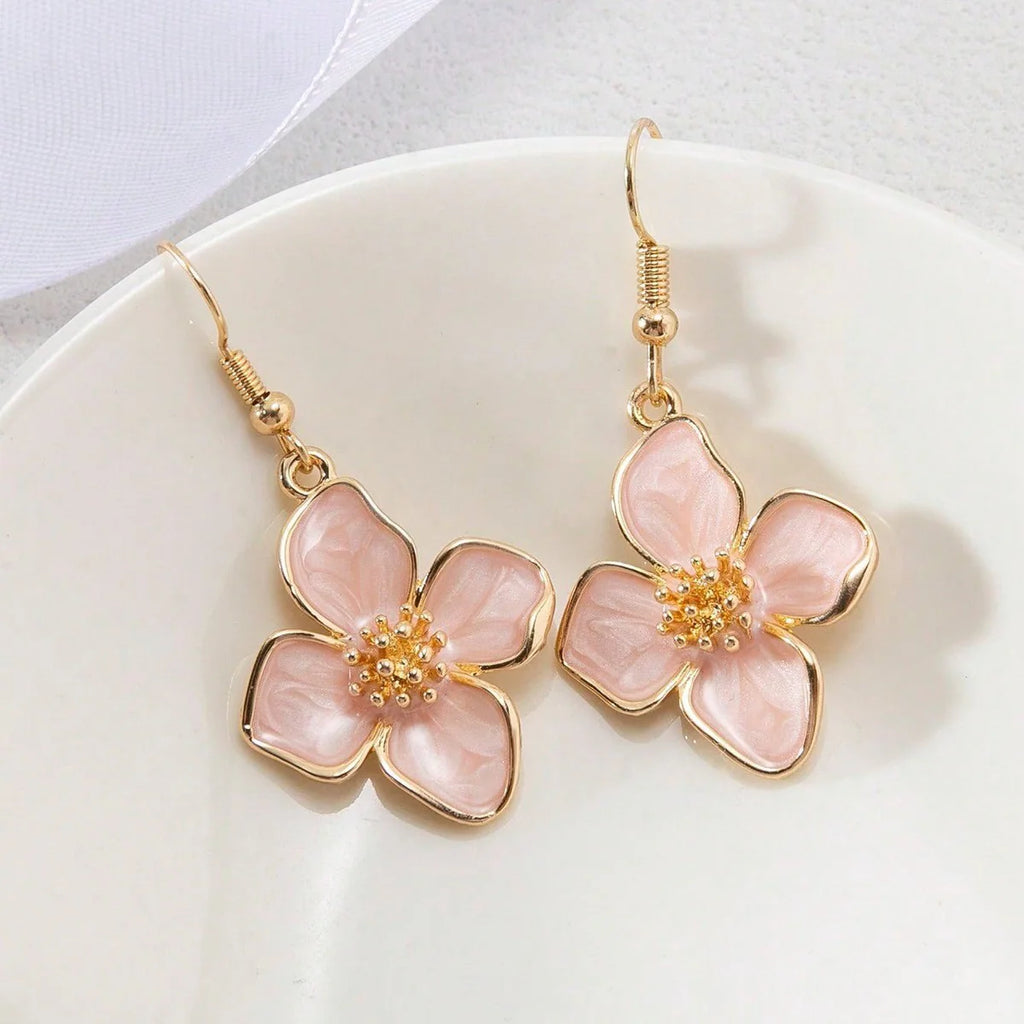 Sakura Blossom Drop Earrings